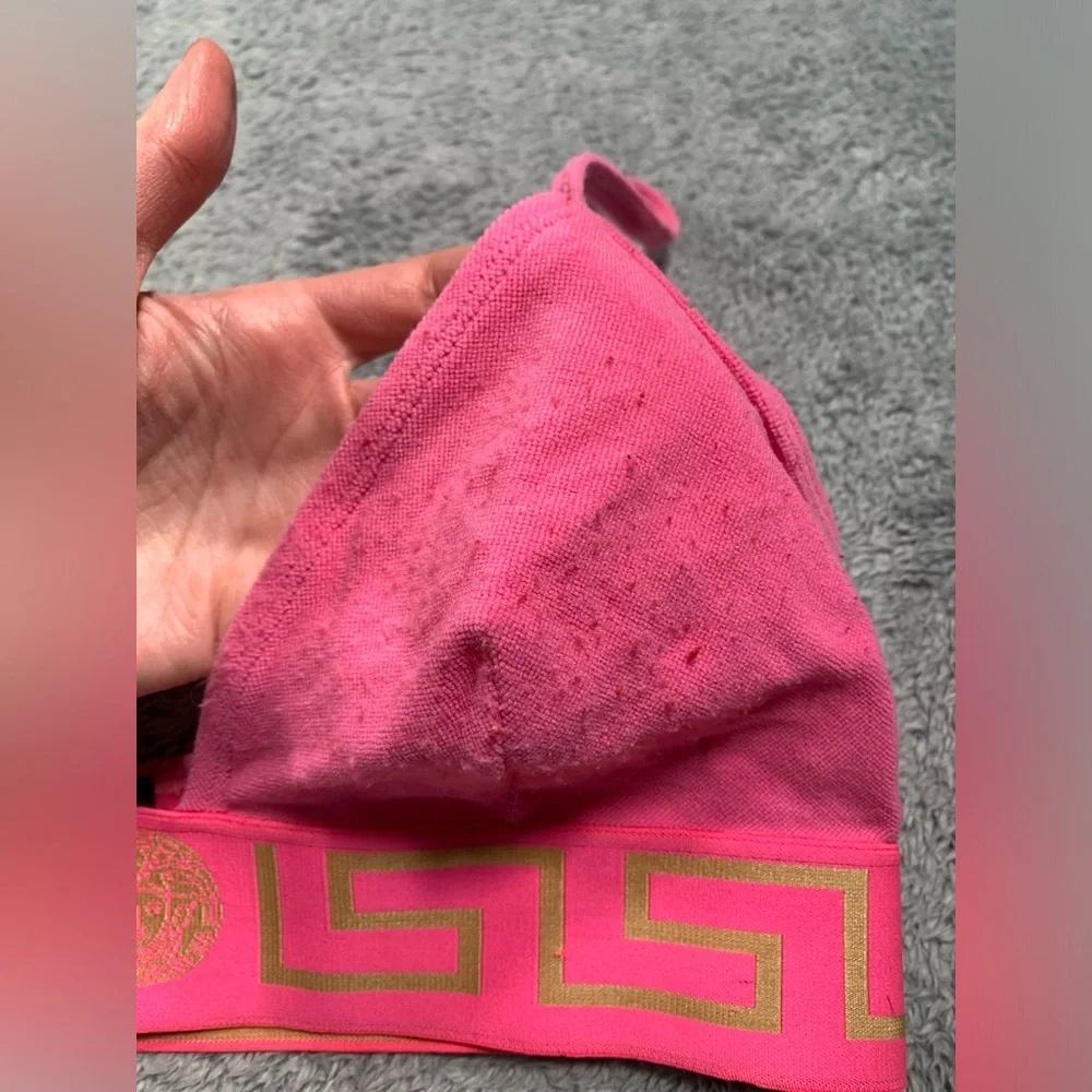 Versace medusa Women's Pink Bralette 4 - Picture 4 of 11